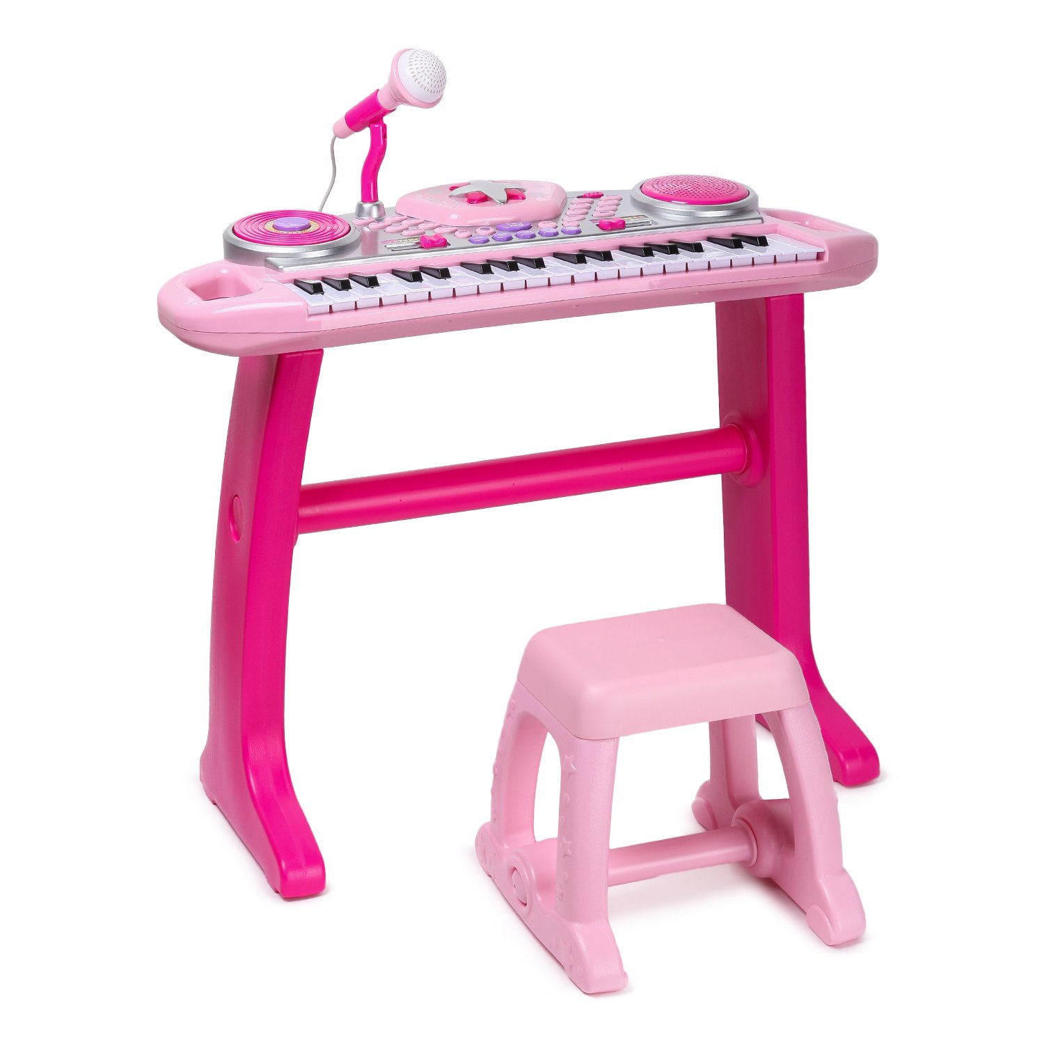 Игрушка ABC пианино рок-звезды розовое 02068g-nl
